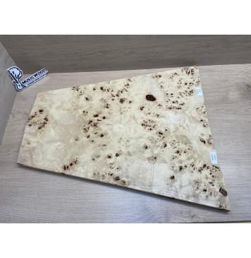 Тополь Кап заготовка на топ Смешанный ААА Кап ААА 17х260-142х630-615 мм 2 шт, книжкой-10