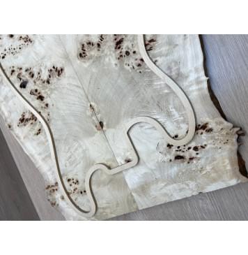 Тополь Кап заготовка на топ Смешанный ААА Кап ААА 19х150-230-140х495 мм 2 шт, книжкой-5