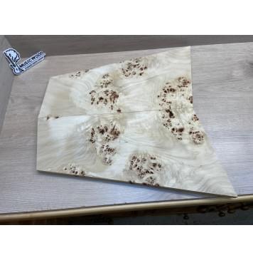 Тополь Кап заготовка на топ Смешанный ААА Кап ААА 17х265-172х535-500 мм 2 шт, книжкой-1