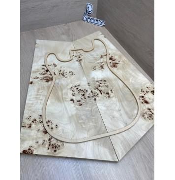 Тополь Кап заготовка на топ Смешанный ААА Кап ААА 17х265-172х535-500 мм 2 шт, книжкой-6