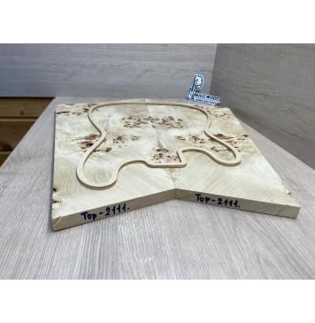 Тополь Кап заготовка на топ Смешанный ААА Кап ААА 17х265-172х535-500 мм 2 шт, книжкой-7