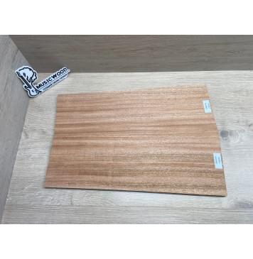 Махагон Африканский (Кая) заготовка на топ для тревел-гитары Радиал ААА 9х150-128х425 мм, 2 шт, книжкой-1