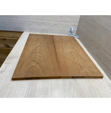 Ольха Печёная 180 гр заготовка на топ Тангент ААА 17х226х560 мм, 2 шт, книжкой Ольха Печёная 180 гр заготовка на топ Тангент ААА 17х226х560 мм, 2 шт, книжкой-3