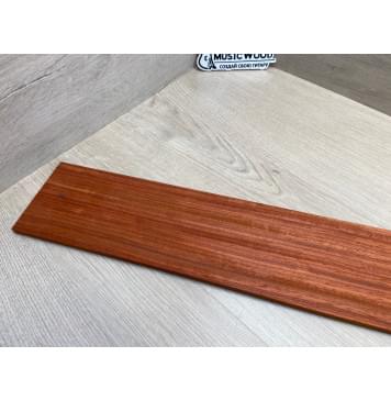 Падук заготовка накладки для бас-гитары Радиал ААА 9х107х775 мм-3