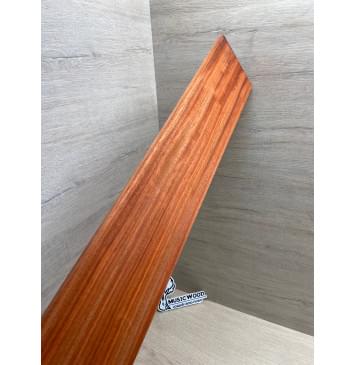 Падук заготовка накладки для бас-гитары Радиал ААА 9х107х775 мм-9