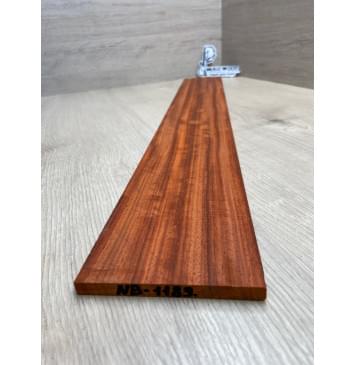 Падук заготовка накладки для бас-гитары Радиал ААА 9х107х775 мм-10