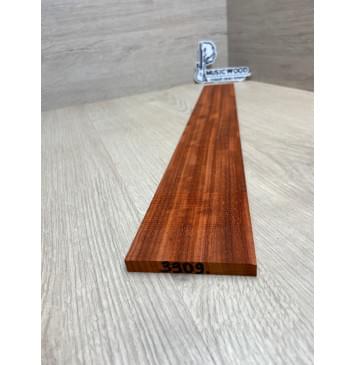 Падук заготовка накладки для электрогитары Радиал ААА 9х78-65х535 мм-7