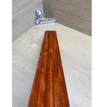 Падук заготовка накладки для электрогитары Радиал ААА 9х78-65х535 мм-1