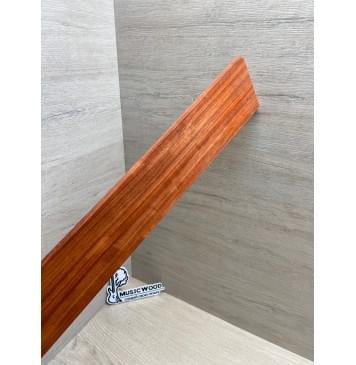 Падук заготовка накладки для электрогитары Радиал ААА 9х78-65х535 мм-4