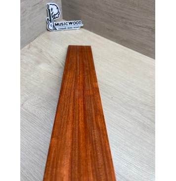 Падук заготовка накладки для электрогитары Радиал ААА 9х78-65х535 мм-5