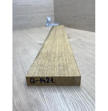 Корина Белая (Лимба-Офрам) заготовка для грифа электрогитары Радиал ААА 21х105х725 мм-2