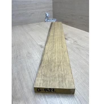 Корина Белая (Лимба-Офрам) заготовка для грифа электрогитары Радиал ААА 21х105х725 мм-4