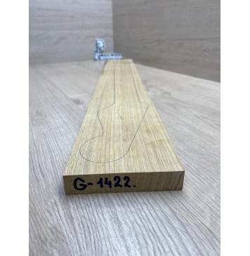 Корина Белая (Лимба-Офрам) заготовка для грифа электрогитары Радиал АА 21х107х725 мм-5