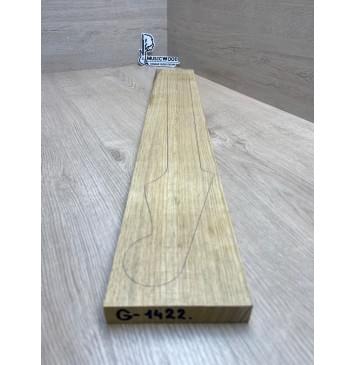 Корина Белая (Лимба-Офрам) заготовка для грифа электрогитары Радиал АА 21х107х725 мм-6