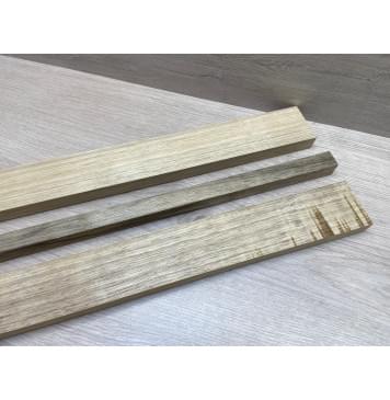 Корина Белая (Лимба-Офрам) заготовка для грифа электрогитары Радиал АА 21х(58-20-58)х715 мм (из 3х частей)-8