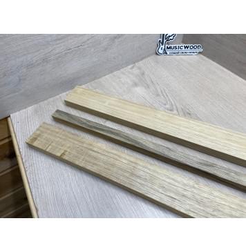 Корина Белая (Лимба-Офрам) заготовка для грифа электрогитары Радиал АА 21х(58-20-58)х715 мм (из 3х частей)-9