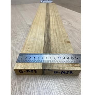 Корина Белая (Лимба-Офрам) заготовка для грифа электрогитары Радиал АА 21х(58-20-58)х715 мм (из 3х частей)-1