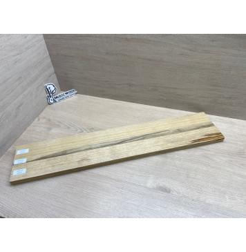 Корина Белая (Лимба-Офрам) заготовка для грифа электрогитары Радиал АА 21х(58-20-58)х715 мм (из 3х частей)-3