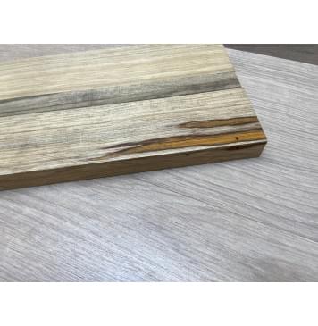 Корина Белая (Лимба-Офрам) заготовка для грифа электрогитары Радиал АА 21х(58-20-58)х715 мм (из 3х частей)-4