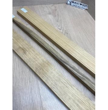 Корина Белая (Лимба-Офрам) заготовка для грифа электрогитары Радиал АА 21х(58-20-58)х715 мм (из 3х частей)-6