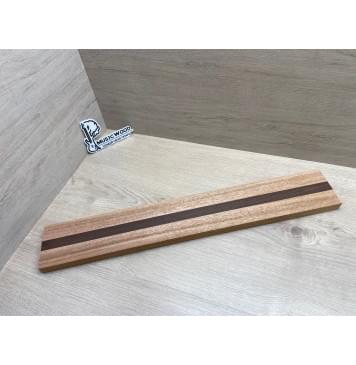 Махагон/Венге заготовка для переклееного грифа безголовой гитары Радиал ААА 21х(35-21-35)х600 мм (из 3х частей)-0