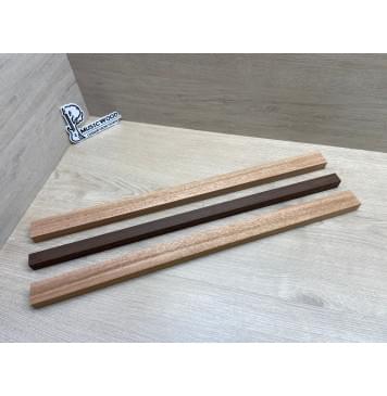 Махагон/Венге заготовка для переклееного грифа безголовой гитары Радиал ААА 21х(35-21-35)х600 мм (из 3х частей)-10