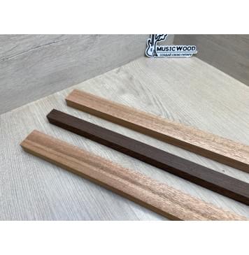 Махагон/Венге заготовка для переклееного грифа безголовой гитары Радиал ААА 21х(35-21-35)х600 мм (из 3х частей)-12