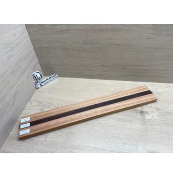 Махагон/Венге заготовка для переклееного грифа безголовой гитары Радиал ААА 21х(35-21-35)х600 мм (из 3х частей)-4