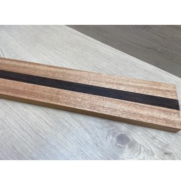 Махагон/Венге заготовка для переклееного грифа безголовой гитары Радиал ААА 21х(35-21-35)х600 мм (из 3х частей)-5