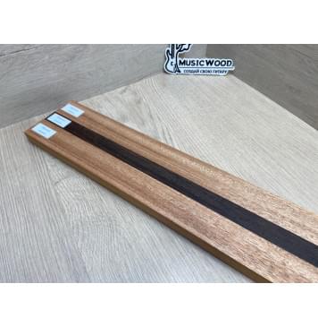 Махагон/Венге заготовка для переклееного грифа безголовой гитары Радиал ААА 21х(35-21-35)х600 мм (из 3х частей)-6