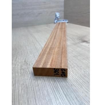 Махагон Африканский (Кая) заготовка грифа для безголовой гитары Радиал ААА 23х74х610 мм-8