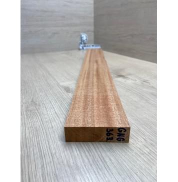 Махагон Африканский (Кая) заготовка грифа для безголовой гитары Радиал ААА 23х81х657 мм-10