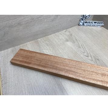 Махагон Африканский (Кая) заготовка грифа для безголовой гитары Радиал ААА 23х74-67х659 мм-7
