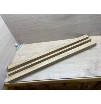 Корина Белая (Лимба-Офрам) Волнистая заготовка сквозного грифа электрогитары Радиал АА Волна АА 50х(51-22-51)х1080 мм (из 3х частей)-0