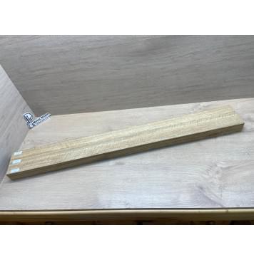 Корина Белая (Лимба-Офрам) Волнистая заготовка сквозного грифа электрогитары Радиал АА Волна АА 50х(51-22-51)х1080 мм (из 3х частей)-10