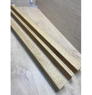 Корина Белая (Лимба-Офрам) Волнистая заготовка сквозного грифа электрогитары Радиал АА Волна АА 50х(51-22-51)х1080 мм (из 3х частей)-12