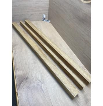 Корина Белая (Лимба-Офрам) Волнистая заготовка сквозного грифа Радиал АА Волна АА 50х(54-22-54)х1080 мм, из 3х частей, (УЦЕНКА - сучки)-8