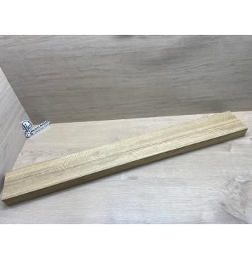 Корина Белая (Лимба-Офрам) Волнистая заготовка сквозного грифа Радиал АА Волна АА 50х(54-22-54)х1080 мм, из 3х частей-4