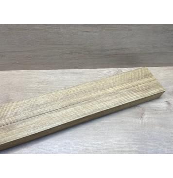 Корина Белая (Лимба-Офрам) Волнистая заготовка сквозного грифа Радиал АА Волна АА 50х(54-22-54)х1080 мм, из 3х частей-5