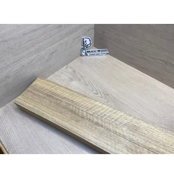 Корина Белая (Лимба-Офрам) Волнистая заготовка сквозного грифа Радиал АА Волна АА 50х(54-22-54)х1080 мм, из 3х частей-9