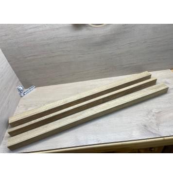 Корина Белая (Лимба-Офрам) Волнистая заготовка сквозного грифа Радиал АА Волна АА 50х(54-22-54)х1080 мм, из 3х частей-0