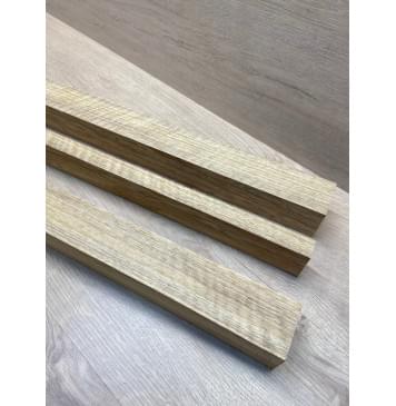 Корина Белая (Лимба-Офрам) Волнистая заготовка сквозного грифа Радиал АА Волна АА 50х(54-22-54)х1080 мм, из 3х частей-13