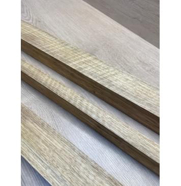 Корина Белая (Лимба-Офрам) Волнистая заготовка сквозного грифа Радиал АА Волна АА 50х(54-22-54)х1080 мм, из 3х частей-14