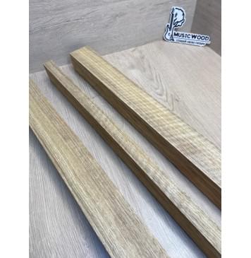 Корина Белая (Лимба-Офрам) Волнистая заготовка сквозного грифа Радиал АА Волна АА 50х(54-22-54)х1080 мм, из 3х частей-3