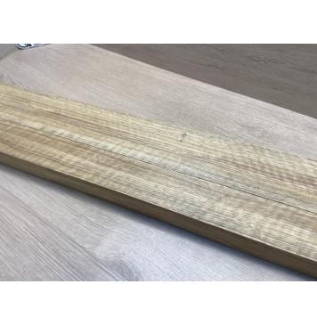 Корина Белая (Лимба-Офрам) Волнистая заготовка сквозного грифа Радиал АА Волна АА 50х(54-22-54)х1080 мм, из 3х частей-10