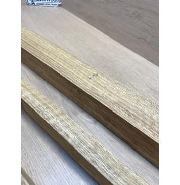 Корина Белая (Лимба-Офрам) Волнистая заготовка сквозного грифа Радиал АА Волна АА 50х(54-22-54)х1080 мм, из 3х частей-12