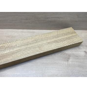 Корина Белая (Лимба-Офрам) Волнистая заготовка сквозного грифа Радиал АА Волна АА 50х(54-22-54)х1080 мм, из 3х частей-4