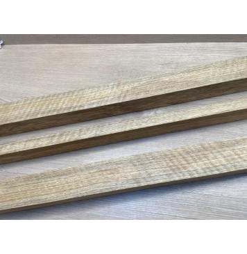 Корина Белая (Лимба-Офрам) Волнистая заготовка сквозного грифа Радиал АА Волна АА 50х(54-22-54)х1080 мм, из 3х частей-13