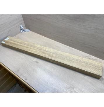 Корина Белая (Лимба-Офрам) Волнистая заготовка сквозного грифа Радиал АА Волна АА 50х(54-22-54)х1080 мм, из 3х частей-5