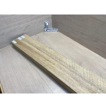 Корина Белая (Лимба-Офрам) Волнистая заготовка сквозного грифа Радиал АА Волна АА 50х(54-22-54)х1080 мм, из 3х частей-7